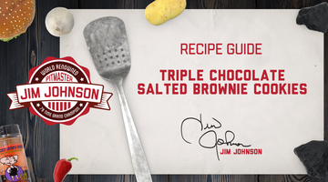 Triple Chocolate Salted Brownie Cookies