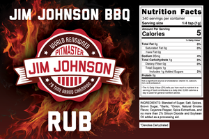 Jim Johnson's Rub - 5lb Bag