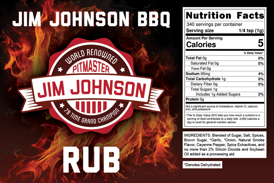 Jim Johnson's Rub - 5lb Bag